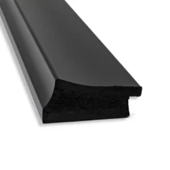 Amanti Art 16"x40" Grand Black Narrow Framed Magnetic Dry Erase Board