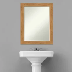 Amanti Art Carlisle Petite Bevel Wood Bathroom Wall Mirror -Amanti Art GUEST 72072018 46e2 4d3c 88a4 9cd3ce2bd9fc