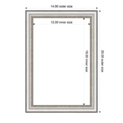 Amanti Art Salon Silver Narrow Framed Dry Erase Magnetic Board -Amanti Art GUEST 751bd02e dbd7 4045 8573 d2e52e809c80