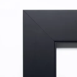 31" X 31" Non-Beveled Corvino Wood Bathroom Wall Mirror Black - Amanti Art -Amanti Art GUEST 75f84c53 77a8 4ca9 b1fc 0ef19dd4bbda