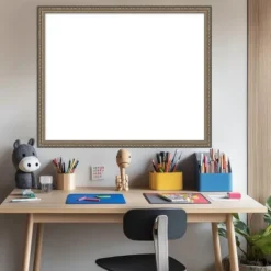 Amanti Art Parisian Silver Framed Dry Erase Magnetic Board -Amanti Art GUEST 762b052a ac12 4cef 96c2 9a883129efe9