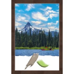 Amanti Art Wildwood Brown Narrow Picture Frame -Amanti Art GUEST 769a0e34 8225 4d07 ac78 36c054346f5b