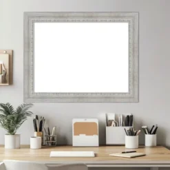 Amanti Art Rustic White Wash Framed Dry Erase Magnetic Board -Amanti Art GUEST 77102ce0 af2a 491c bfd1 596f1ae688bd