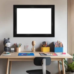 Amanti Art 22"x28" Grand Black Narrow Framed Magnetic Dry Erase Board -Amanti Art GUEST 7747af91 d7eb 4479 8733 90625cc8a20b