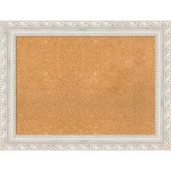 34"x26" Opera Wood Frame Natural Cork Board Off-White - Amanti Art -Amanti Art GUEST 778c3a1c 4c14 4216 8393 62bc3c4ef7ae