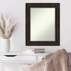 24" X 30" Non-Beveled Stately Bronze Wall Mirror - Amanti Art 13 24" X 30" Non-Beveled Stately Bronze Wall Mirror - Amanti Art -Amanti Art GUEST 7841ff63 fe0e 426b b057 adb63c1acf42