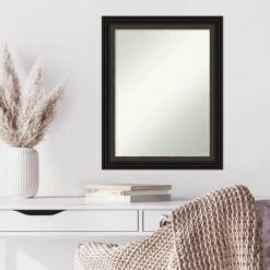 23" X 29" Non-Beveled Trio Oil Rubbed Bronze Wall Mirror - Amanti Art -Amanti Art GUEST 7857339a 8bd9 48cb 8717 44dd04583e1f