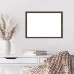 Amanti Art Hardwood Wedge Mocha Framed Dry Erase Magnetic Board -Amanti Art GUEST 792699fc 6073 4c5e bc8b c651983953f3