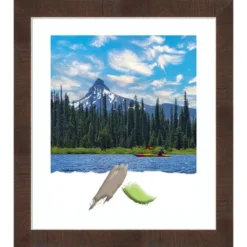 Amanti Art Wildwood Brown Narrow Picture Frame -Amanti Art GUEST 7ab52eca 0ff2 4792 8c3d c9bb69af2971