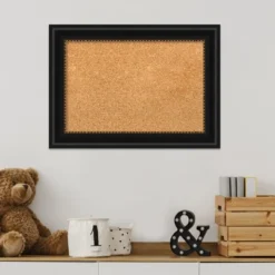 Amanti Art Manhattan Framed Corkboard, Natural Cork -Amanti Art GUEST 7b50cf28 374d 4be2 854f 826f5ee32f71