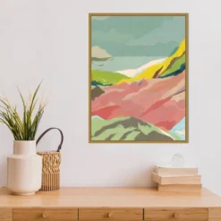 18" X 24" Candy Coast II By Jacob Green Framed Canvas Wall Art - Amanti Art -Amanti Art GUEST 7bb90831 734b 43da 8132 da07bb75a866