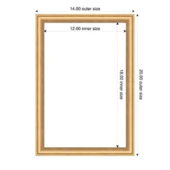 Amanti Art Salon Scoop Gold Framed Dry Erase Magnetic Board -Amanti Art GUEST 7bbef23c ceb3 41b1 8069 d1aed20360df