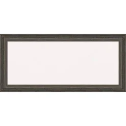 33"x15" Upcycled Wood Frame White Cork Board Brown/Gray - Amanti Art -Amanti Art GUEST 7c3e37cb 94e8 4260 b96e 2a2f369e65f7