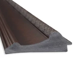 46" X 34" Non-Beveled Decorative Bathroom Wall Mirror Bronze - Amanti Art