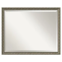 Parisian Silver Framed Wall Mirror - Amanti Art -Amanti Art GUEST 8172d8d3 5286 4e86 a24a c585d20e2f52