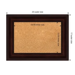Amanti Art Coffee Bean Brown Framed Corkboard, Natural Cork -Amanti Art GUEST 8238a713 8d05 4a02 a5dc ce31e26e10cc