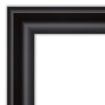 30" X 66" Non-Beveled Grand Black Full Length Floor Leaner Mirror - Amanti Art 4 30" X 66" Non-Beveled Grand Black Full Length Floor Leaner Mirror - Amanti Art - Image 2