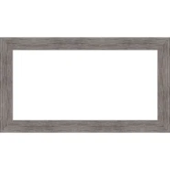 Amanti Art Pinstripe Plank Grey Narrow Framed Dry Erase Magnetic Board -Amanti Art GUEST 83265530 c087 40ce aa4c fe2e7d007c2e