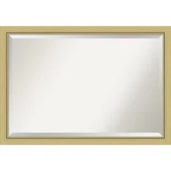 Amanti Art Landon Gold Narrow Beveled Framed Wall Mirror -Amanti Art GUEST 84bb63e2 26fa 4900 9fea 7c166ba57f59
