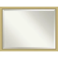 Amanti Art Landon Gold Narrow Beveled Framed Wall Mirror -Amanti Art GUEST 84c6d873 1b51 40bc 9341 933e9de9103f