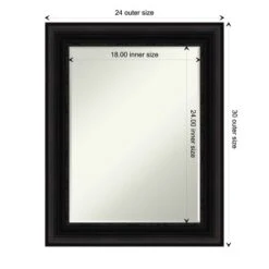 Parlor Petite Bevel Bathroom Wall Mirror -Amanti Art GUEST 84e40464 17b8 439d a86a 084abcbb20de