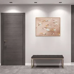 42" X 32" Under The Sun Warm Brown By Urban Road Framed Canvas Wall Art Print - Amanti Art -Amanti Art GUEST 8504c76f a4ac 430a b0e5 3a671a357659