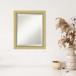 Amanti Art Landon Gold Narrow Beveled Framed Wall Mirror -Amanti Art GUEST 8558a7d3 b1e1 4158 9dd9 5438902cb8e6