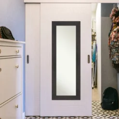 20" X 54" Non-Beveled Rustic Plank Espresso Full Length On The Door Mirror - Amanti Art 14 20" X 54" Non-Beveled Rustic Plank Espresso Full Length On The Door Mirror - Amanti Art -Amanti Art GUEST 855caea6 5453 44c6 9a08 c34c329001f5