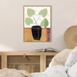 18" X 24" Gold Tablecloth 5 By Marisa Anon Framed Canvas Wall Art - Amanti Art -Amanti Art GUEST 86c05c5b b095 481c 97cc 982d4bb06eb9