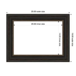 Amanti Art Accent Bronze Framed Dry Erase Magnetic Board 25 X 19 In. 14 Amanti Art Accent Bronze Framed Dry Erase Magnetic Board 25 X 19 In. -Amanti Art GUEST 88d04a50 c496 4128 a4e1 b0a1860a00e5