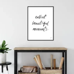 22" X 30" Collect Beautiful Moments By Karyn Panganiban Framed Canvas Wall Art Black - Amanti Art -Amanti Art GUEST 89e9def7 6c04 4a17 abe7 b4a55c1c8af4