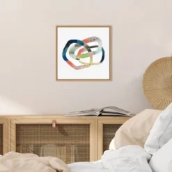 16" X 16" Allied I By PI Gallerie Framed Canvas Wall Art - Amanti Art -Amanti Art GUEST 8a460566 4068 4d8a 844e 4df3fccd18c7