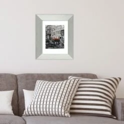 Amanti Art Brushed Sterling Silver Wood Picture Frame -Amanti Art GUEST 8a5afe95 d362 47b8 897b c7964eea9a51