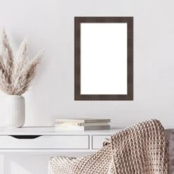 Amanti Art Whiskey Brown Rustic Framed Dry Erase Magnetic Board -Amanti Art GUEST 8a6c4a45 e657 4ef2 b883 06ae68721b32