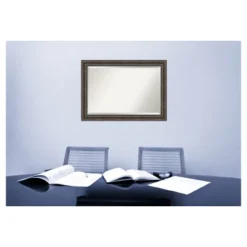 41" X 29" Rustic Pine Wood Framed Wall Mirror - Amanti Art 15 41" X 29" Rustic Pine Wood Framed Wall Mirror - Amanti Art -Amanti Art GUEST 8a6f21ea ca8c 4e69 8c79 d7a46a5eaf27