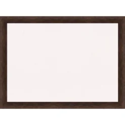 31"x23" Narrow Wood Frame White Cork Board Warm Walnut - Amanti Art: Wall-Mounted, Custom Crafted -Amanti Art GUEST 8a919079 33bf 42a1 8297 ff82769f6b9e