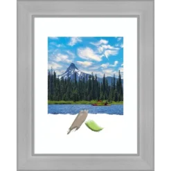Amanti Art Vista Brushed Nickel Narrow Picture Frame -Amanti Art GUEST 8ae60d5b 6219 4ff0 91ea b24be53bda2f
