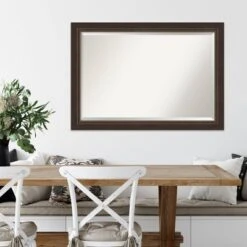41" X 29" Beveled Lara Bronze Wood Wall Mirror - Amanti Art: Modern Rectangular, No Assembly Required -Amanti Art GUEST 8c6bc0fd c015 42ed 89e4 6601b0aa1527