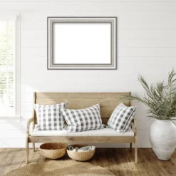 Amanti Art Salon Silver Framed Dry Erase Magnetic Board -Amanti Art GUEST 8cc07936 f8a6 492c 82fd 49c04ab16869