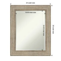 Amanti Art Trellis Silver Petite Bevel Wood Bathroom Wall Mirror 30 X 24 In. 13 Amanti Art Trellis Silver Petite Bevel Wood Bathroom Wall Mirror 30 X 24 In. -Amanti Art GUEST 8d1587f5 239d 4e8e bee7 5c554f56be9f