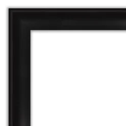 Amanti Art Grand Black Narrow Framed Corkboard, Natural Cork