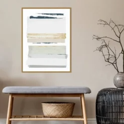 22" X 30" Boulevard II By PI Studio Framed Canvas Wall Art Gold - Amanti Art -Amanti Art GUEST 8fbf9051 4347 4291 82d1 03cb1f8b782b