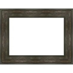 Amanti Art Rail Rustic Char Framed Dry Erase Magnetic Board -Amanti Art GUEST 900f8f26 aa7d 436f a7f6 48ee12eaffb7