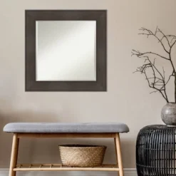 William Framed Bathroom Vanity Wall Mirror Espresso - Amanti Art -Amanti Art GUEST 901b733b 2fa9 4bd7 9bd5 37818afc0d56