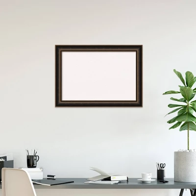 42"x30" Villa Wood Frame White Cork Board Oil Rubbed Bronze - Amanti Art: Wall Mount, Custom Crafted, Bulletin Board 8 42"x30" Villa Wood Frame White Cork Board Oil Rubbed Bronze - Amanti Art: Wall Mount, Custom Crafted, Bulletin Board - Image 6