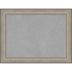 Amanti Art 33"x25" Framed Magnetic Board Fleur Champagne Silver : Metal Wall Mount, Office Décor -Amanti Art GUEST 94cab022 ac9a 4d37 b075 3ddd3c4d4a34