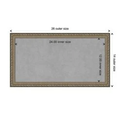 Amanti Art Parisian Silver Wood Framed Magnetic Board -Amanti Art GUEST 9599cf59 8443 4d0e 93df 123af157f181