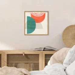 16" X 16" Chipper IV By Tom Reeves Framed Canvas Wall Art - Amanti Art -Amanti Art GUEST 9661d00a 96c2 42ed 8677 c3ff52f3ebd2