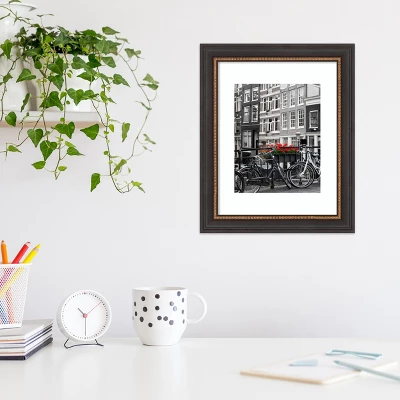 Amanti Art Ashton Black Wood Picture Frame 6 Amanti Art Ashton Black Wood Picture Frame - Image 4