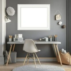 Amanti Art Craftsman White Framed Dry Erase Magnetic Board -Amanti Art GUEST 974b747e d3cb 4a73 8288 e474abfb5030